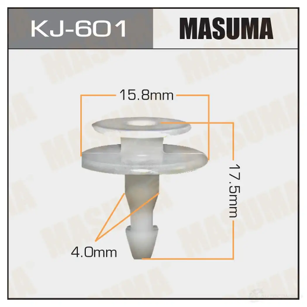 Клипса пластиковая MASUMA 1422885837 UXDY H KJ-601