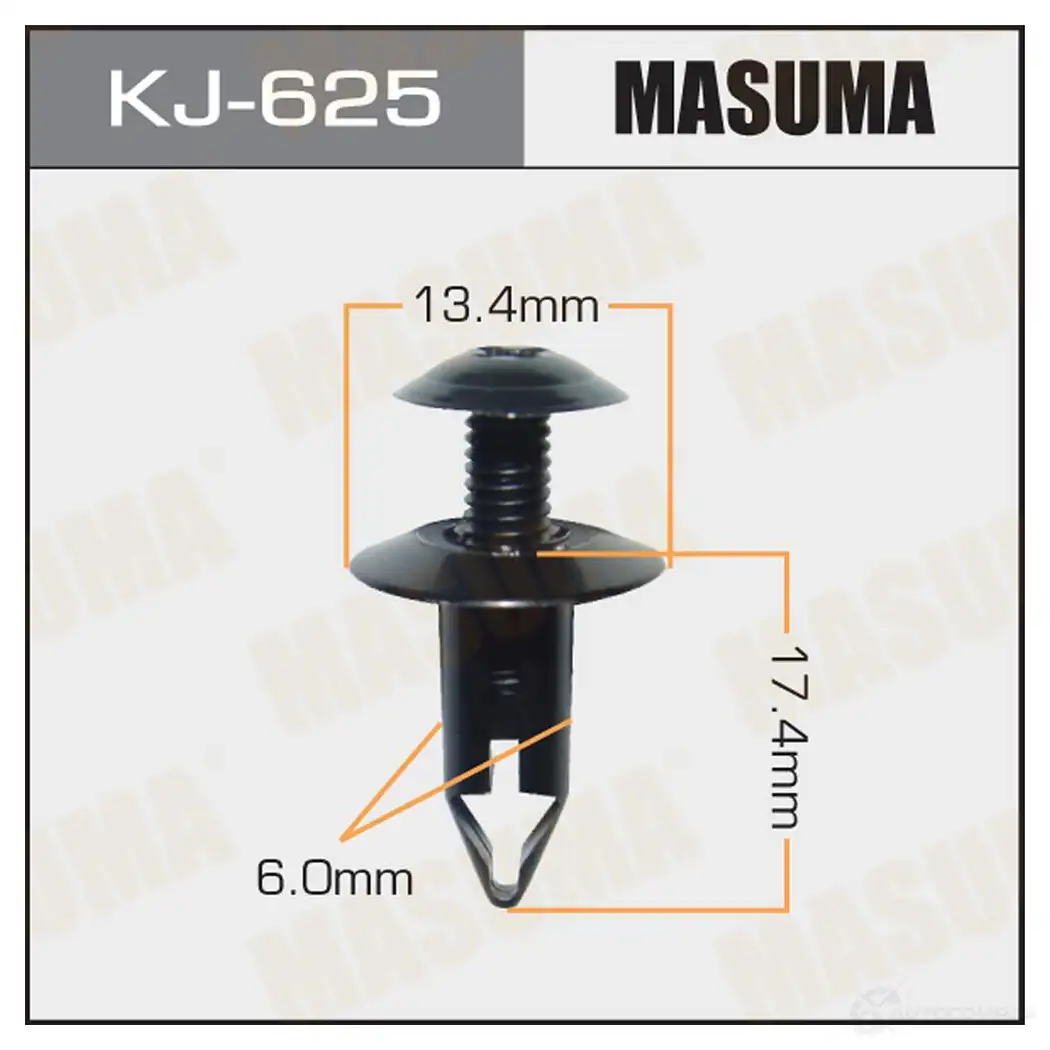 Клипса пластиковая MASUMA WDO WA KJ-625 1422885937
