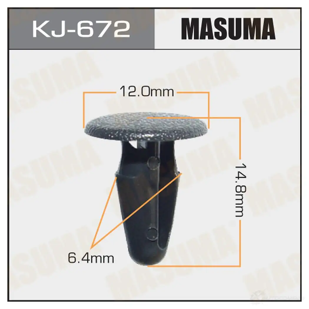 Клипса пластиковая MASUMA IJZU AE KJ-672 1422885858