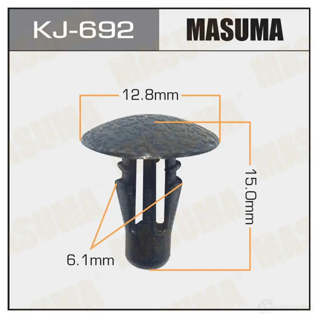 Клипса пластиковая MASUMA 1422885880 QL IOI KJ-692