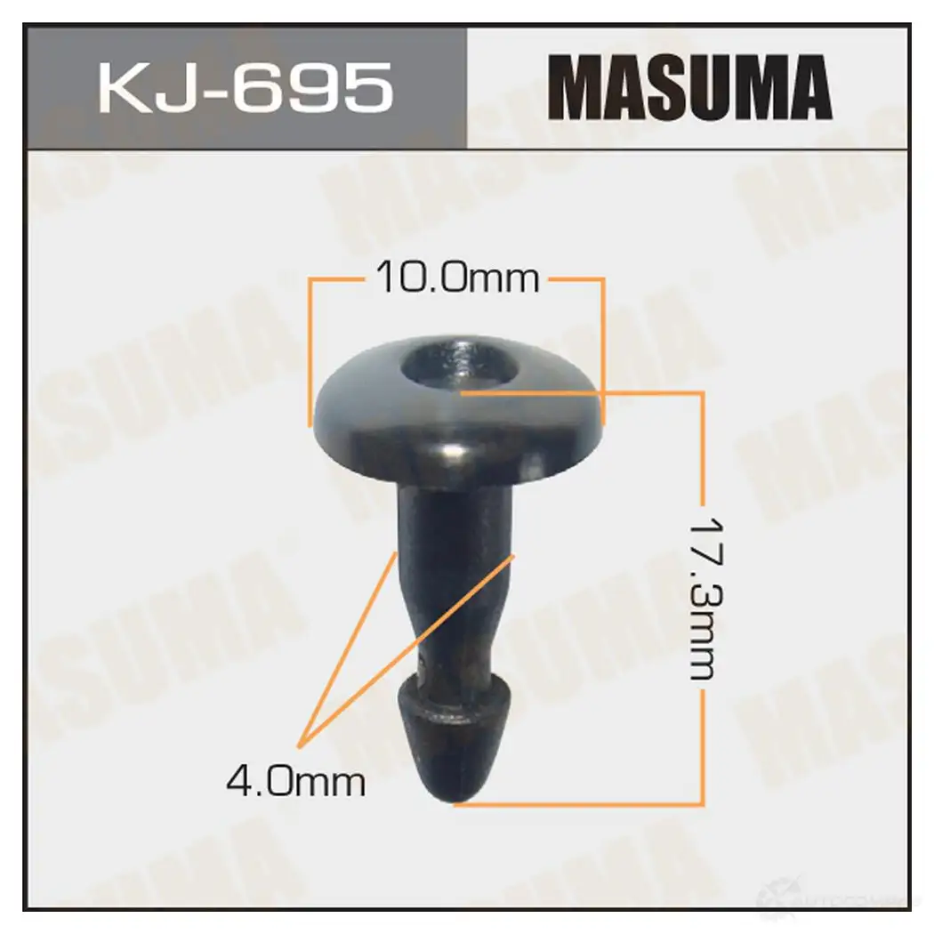 Клипса пластиковая MASUMA MTL IV 1422887021 KJ-695