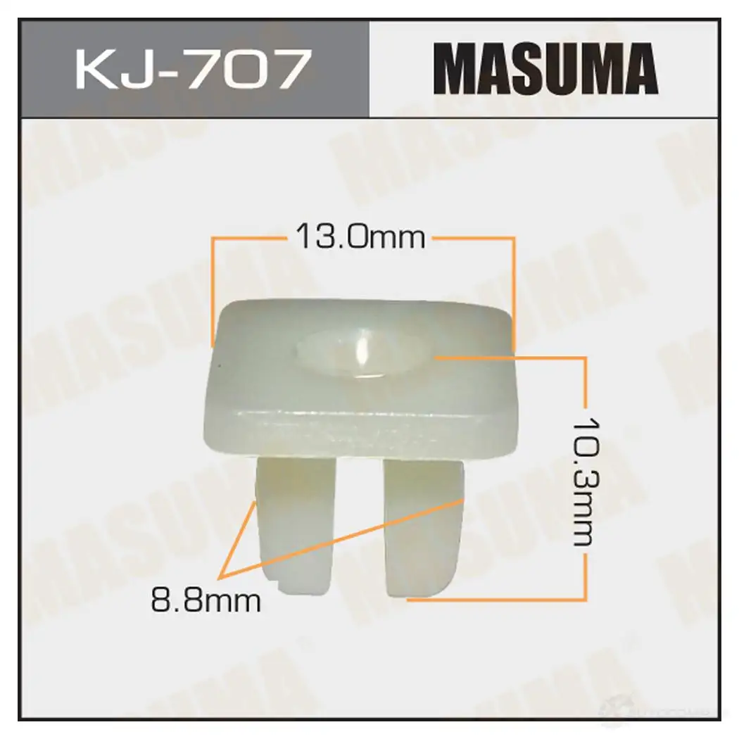 Клипса пластиковая MASUMA URLZD V 1422885873 KJ-707