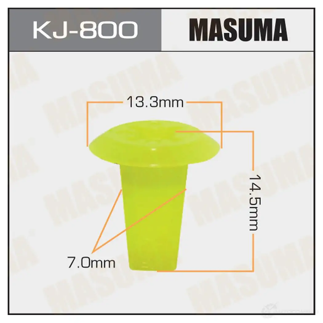 Клипса пластиковая MASUMA 1422885870 MVUHK 6 KJ-800