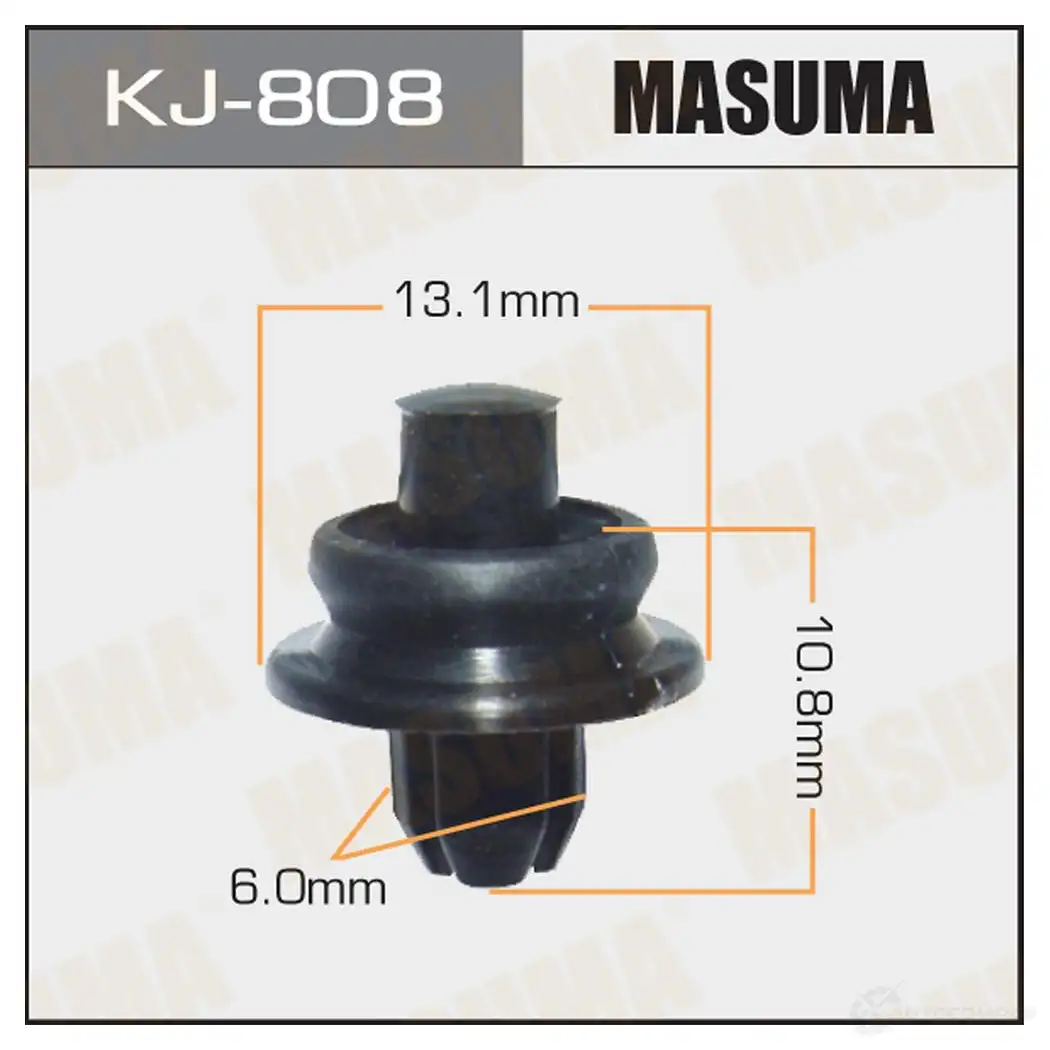 Клипса пластиковая MASUMA Q2 61UGY 1422885902 KJ-808