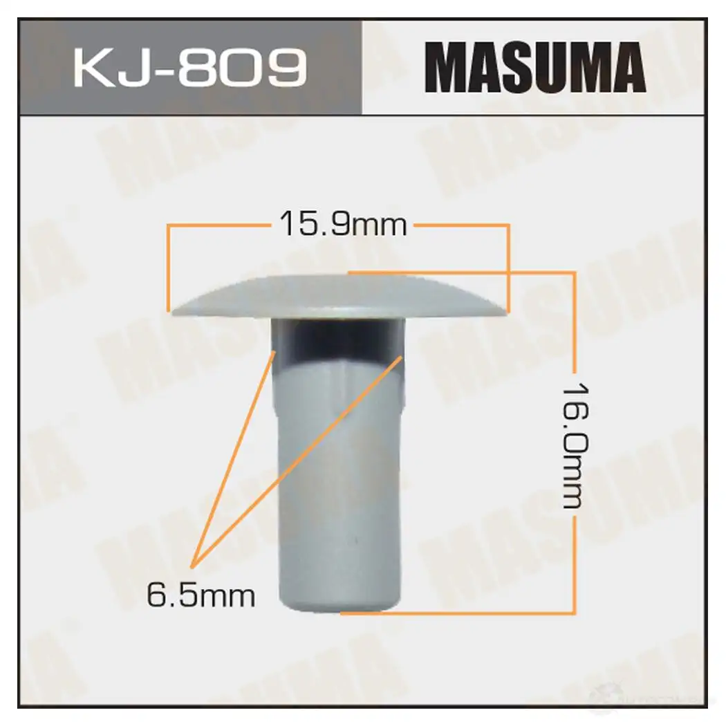 Клипса пластиковая MASUMA KJ-809 ORYFT J5 1422885901