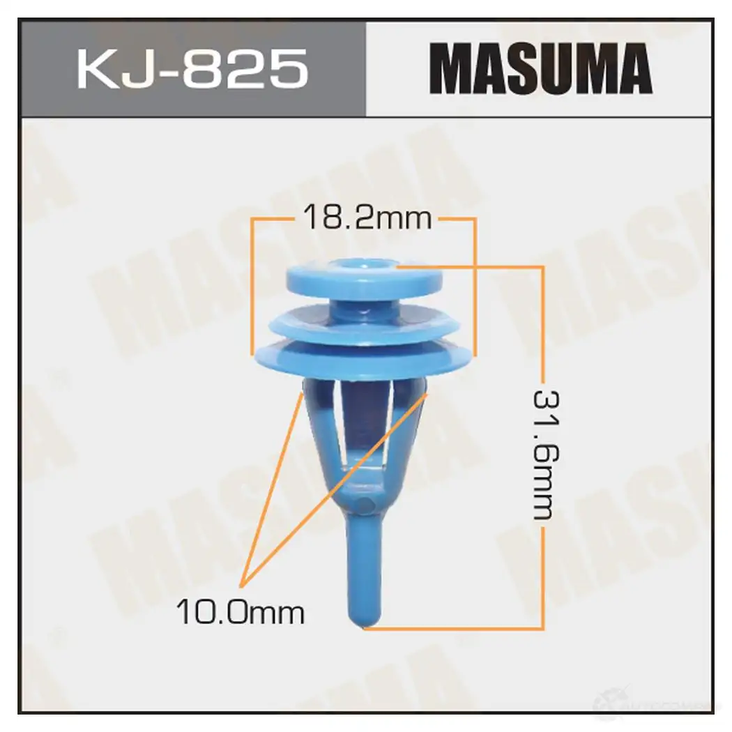 Клипса пластиковая MASUMA YJS JU 1422885886 KJ-825