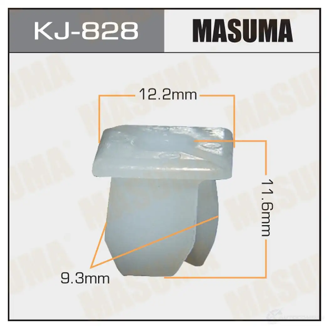 Клипса пластиковая MASUMA 1422885843 4PMW 1 KJ-828 изображение 0