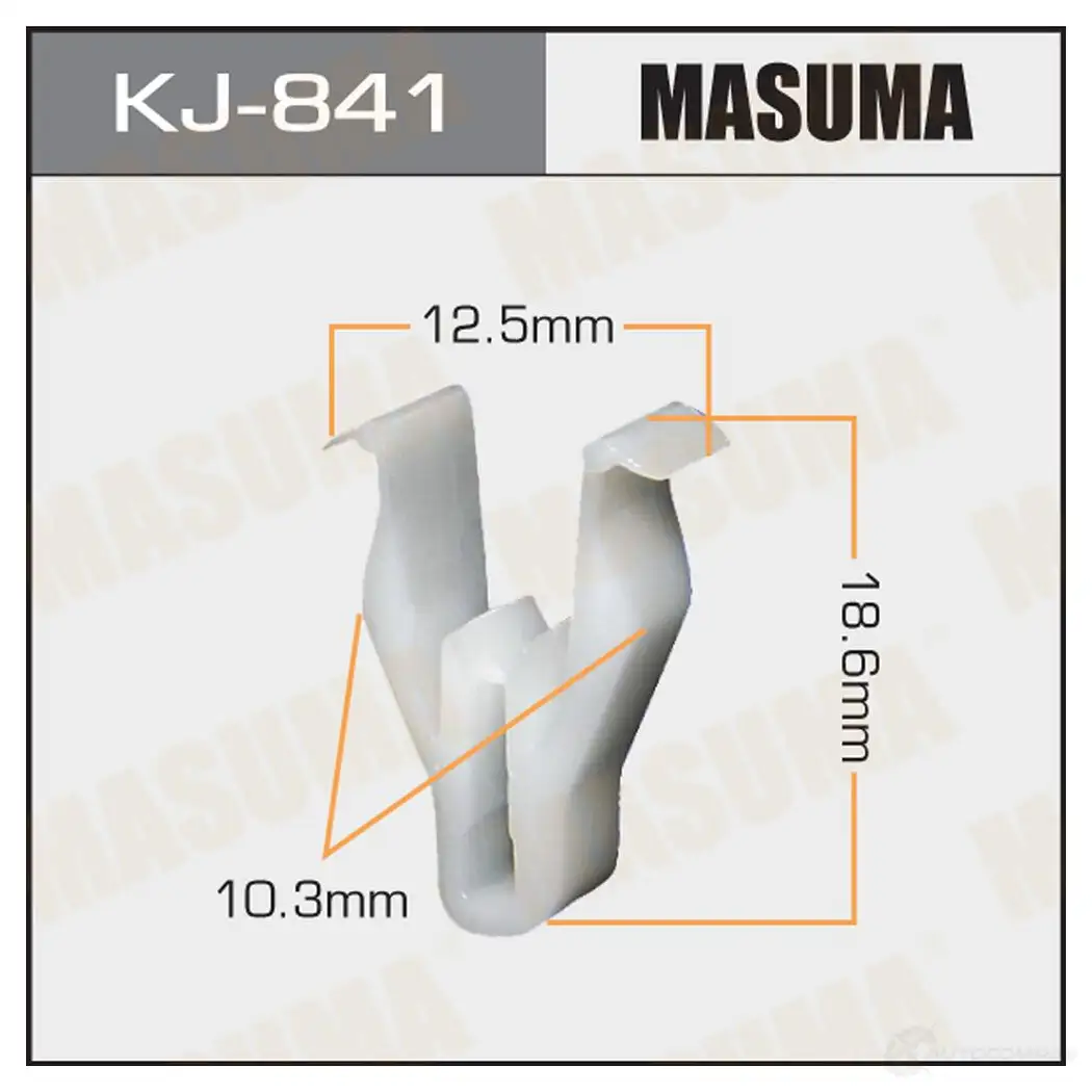 Клипса пластиковая MASUMA 1422885775 YVVDR 97 KJ-841