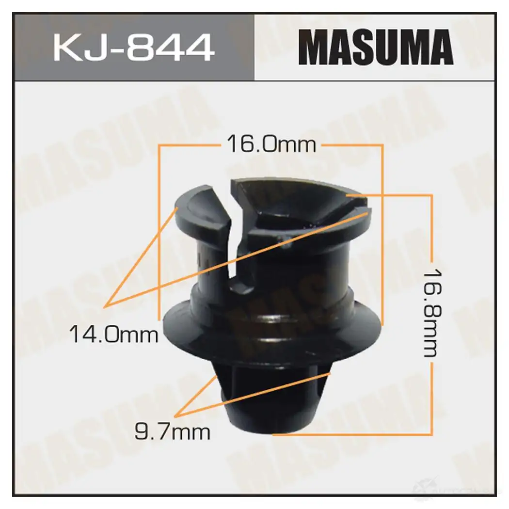Клипса пластиковая MASUMA KJ-844 1422885773 I VYIB9