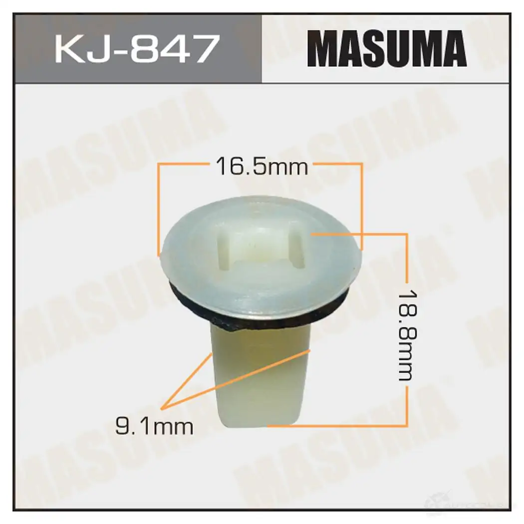 Клипса пластиковая MASUMA KJ-847 1422886867 OAQ W56J