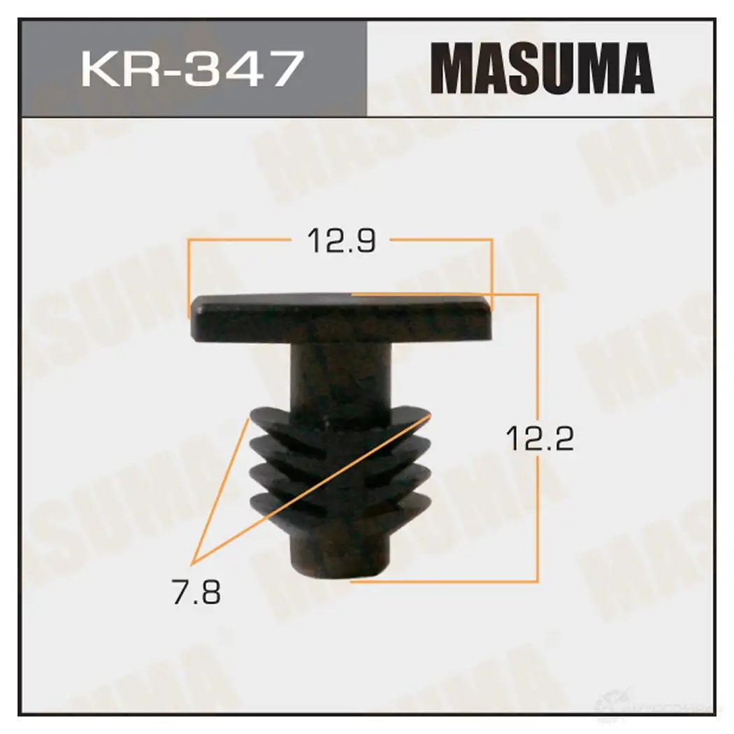 Клипса пластиковая MASUMA 1422886949 DAL GHHH KR-347