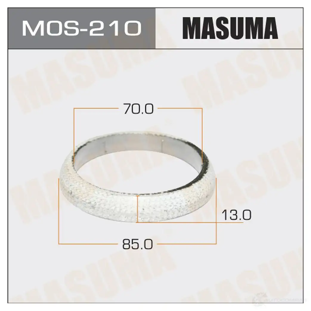 Кольцо уплотнительное глушителя 70x85x13 MASUMA PPR M245 1422883828 MOS-210 изображение 0