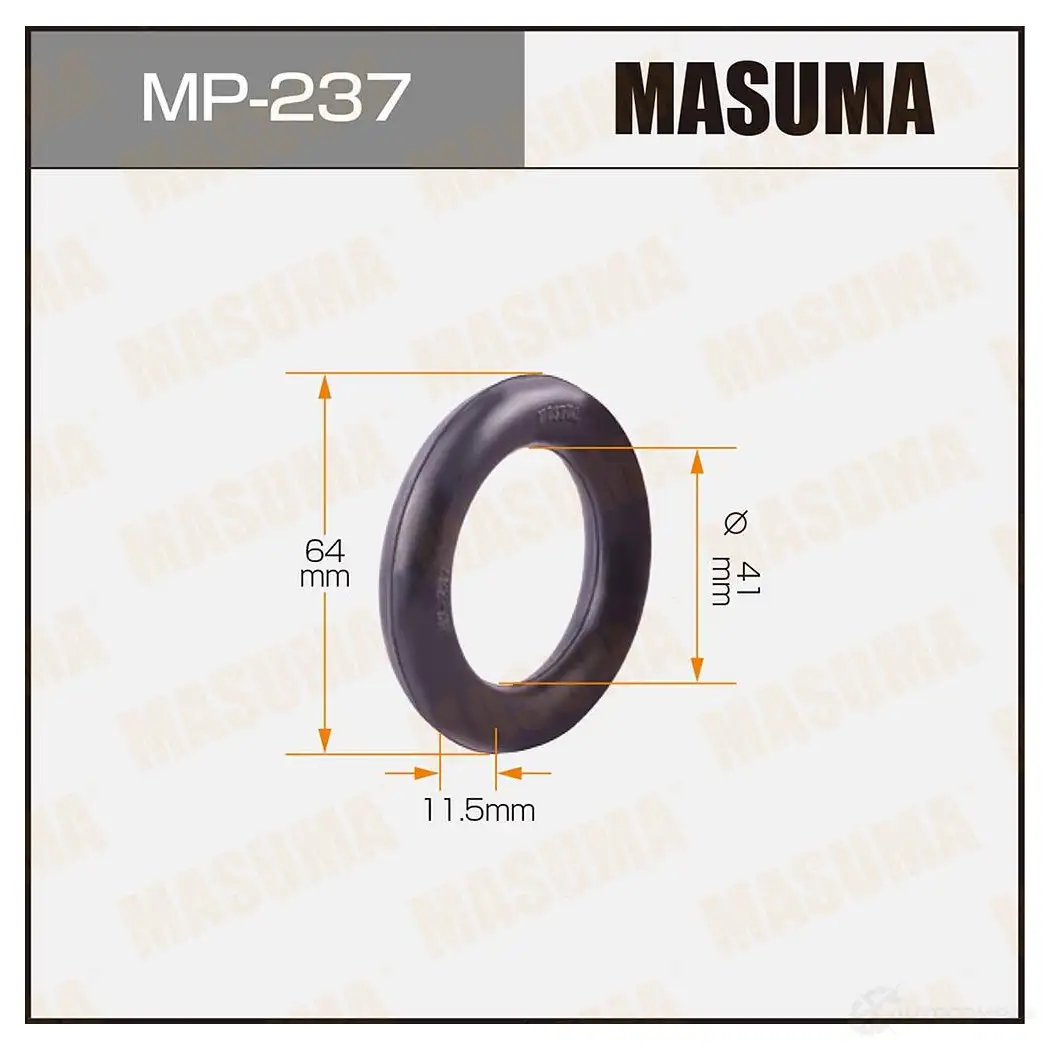 Крепление глушителя MASUMA MP237 1P2TCL B ON1SK 1422883210 изображение 0