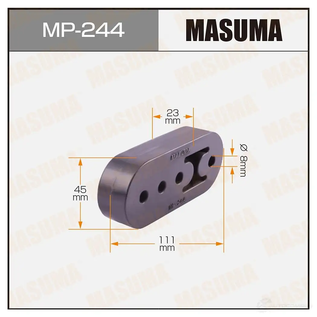 Крепление глушителя MASUMA FF8N CKR T4243 1422883204 MP244 изображение 0