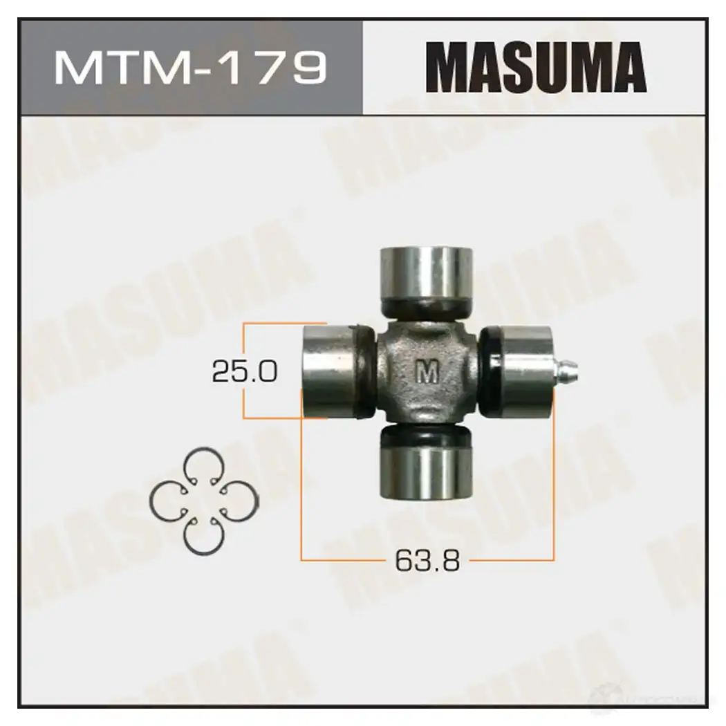 Крестовина вала карданного 25x63.8 MASUMA MTM-179 1422881439 UJL B4K изображение 0