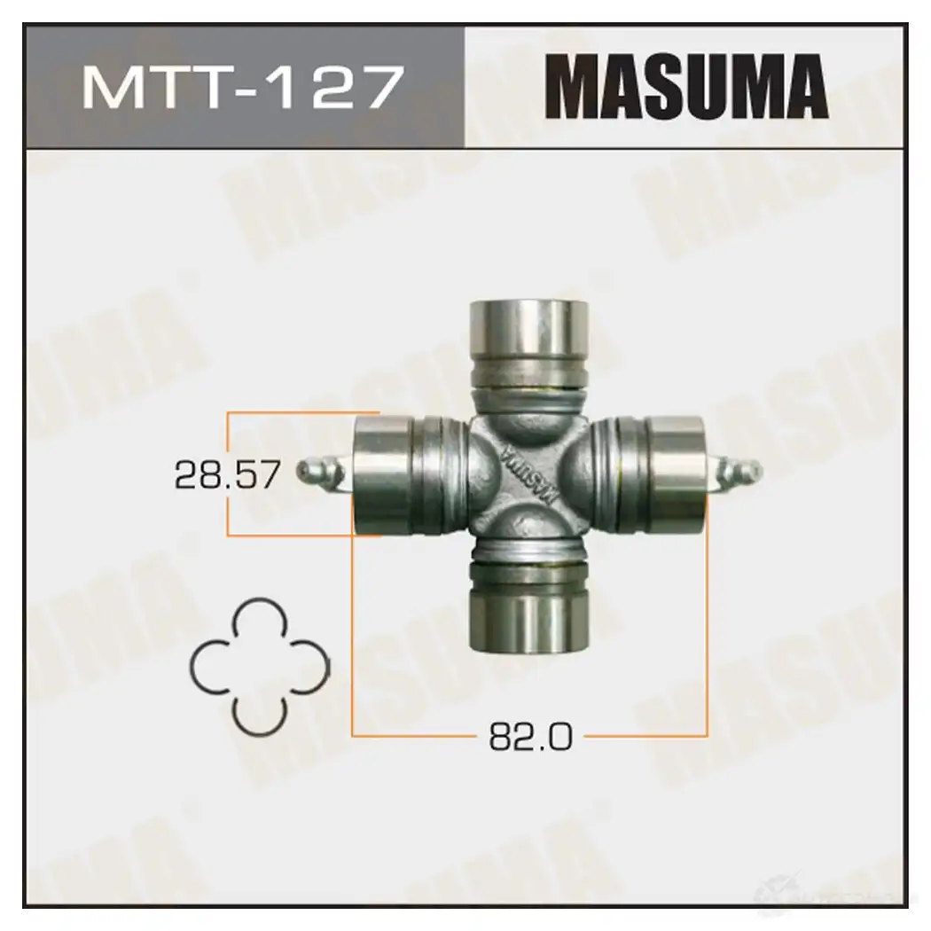 Крестовина вала карданного 28.57x53.8 MASUMA TCB 4IWZ 1422881538 MTT-127