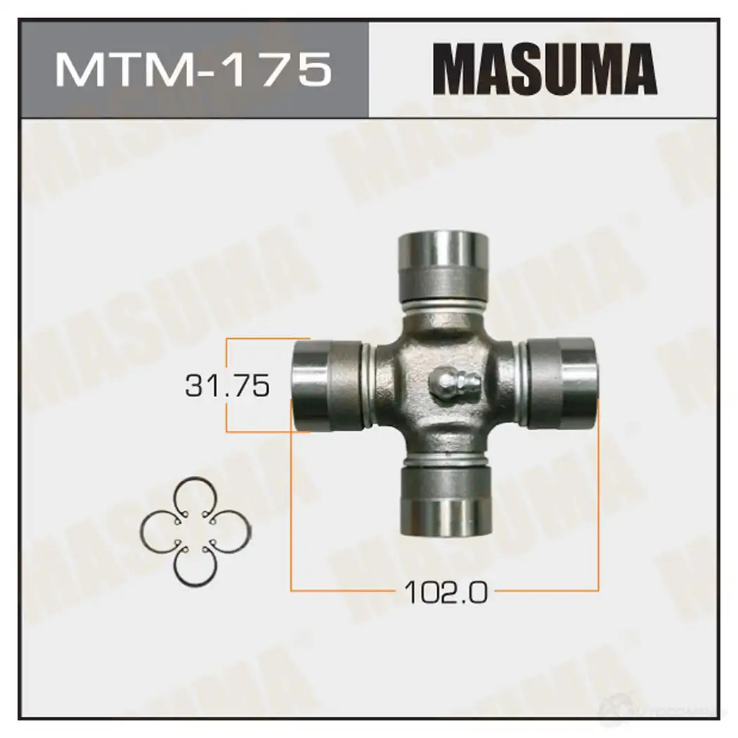 Крестовина вала карданного 31.75x102 MASUMA R IPNF MTM-175 1422881577