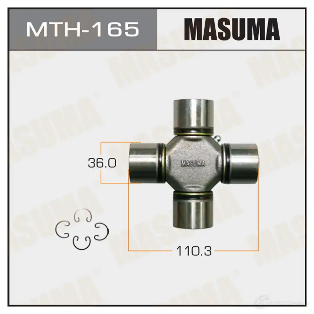 Крестовина вала карданного 36x110.3 MASUMA MTH-165 48FU RU 1422881449
