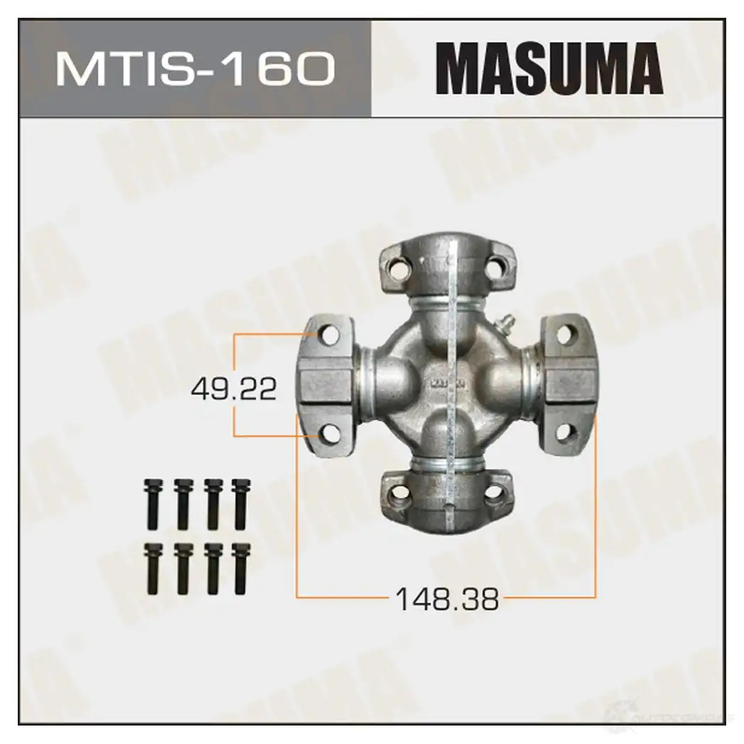 Крестовина вала карданного 49.22x148.38 MASUMA MTIS-160 4UEQR Q7 1422881446