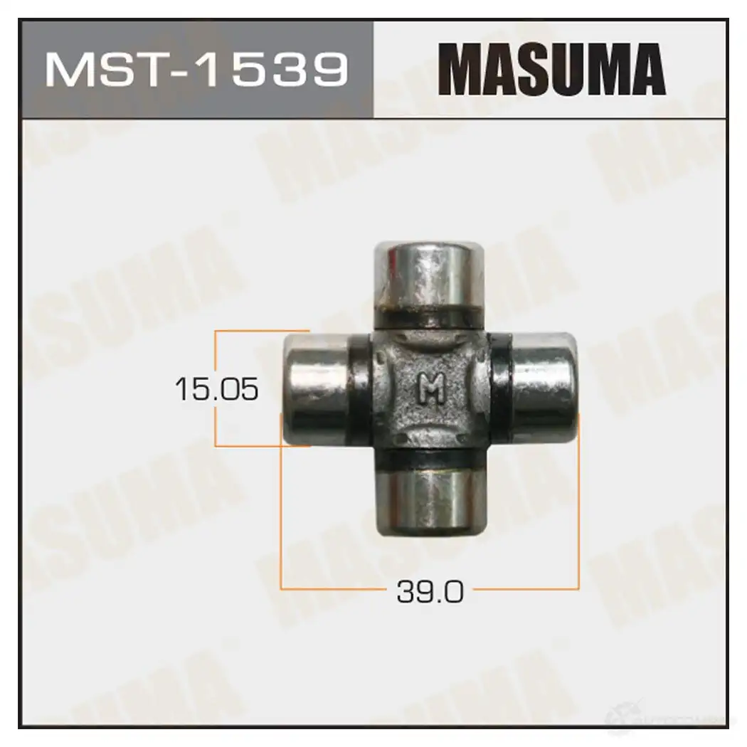 Крестовина рулевого механизма 15.05x39 MASUMA MST-1539 1422881568 RLNC W изображение 0