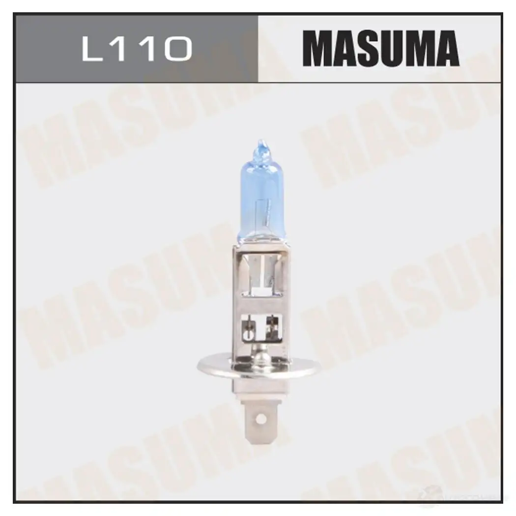 Лампа высокотемпературная BLUE SKYGLOW H1 12V 55W (4200K) MASUMA 1422883787 L110 G CYCI8 изображение 0