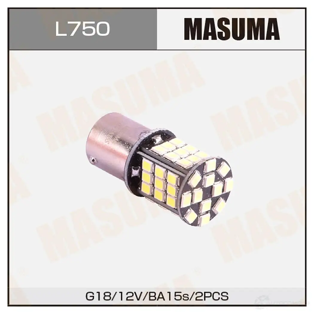 Лампы R5W (BA15s, G18) 12V 5W (LED) одноконтактные MASUMA 1439694019 L750 FGX LZ9 изображение 0