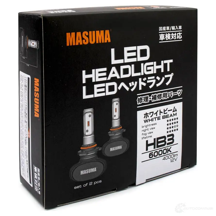 Лампы светодиодные LED HB3 18W 6000K 4000Lm P20d (серия S1) MASUMA L650 RTY9 N 1422883782 изображение 5