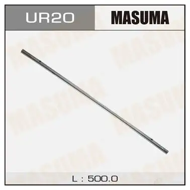 Лента щетки для каркасного стеклоочистителя (6 мм) MASUMA 1439698952 ur20 X 1V0ON изображение 0