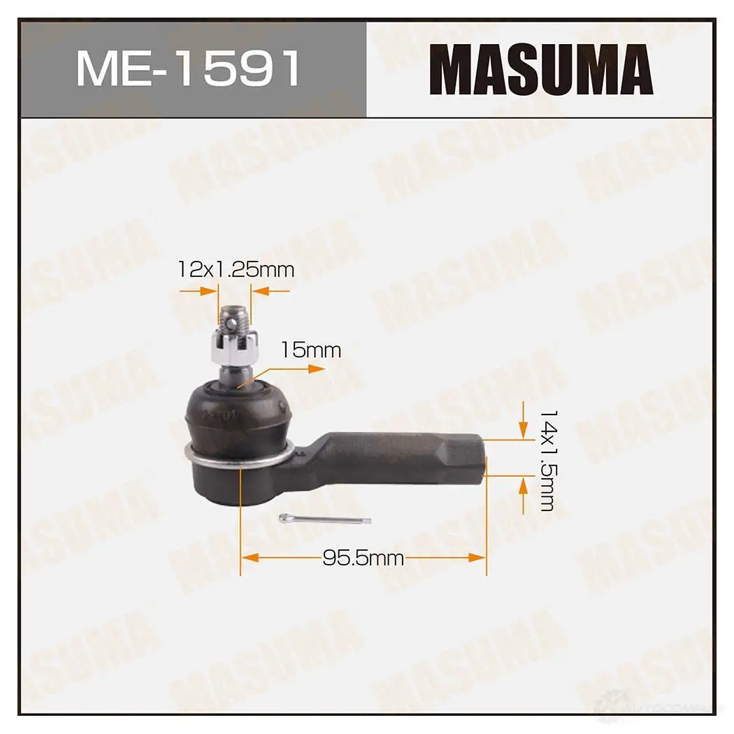 Наконечник рулевой MASUMA 1422882636 4560116682652 ME-1591 S9 G0Q изображение 0