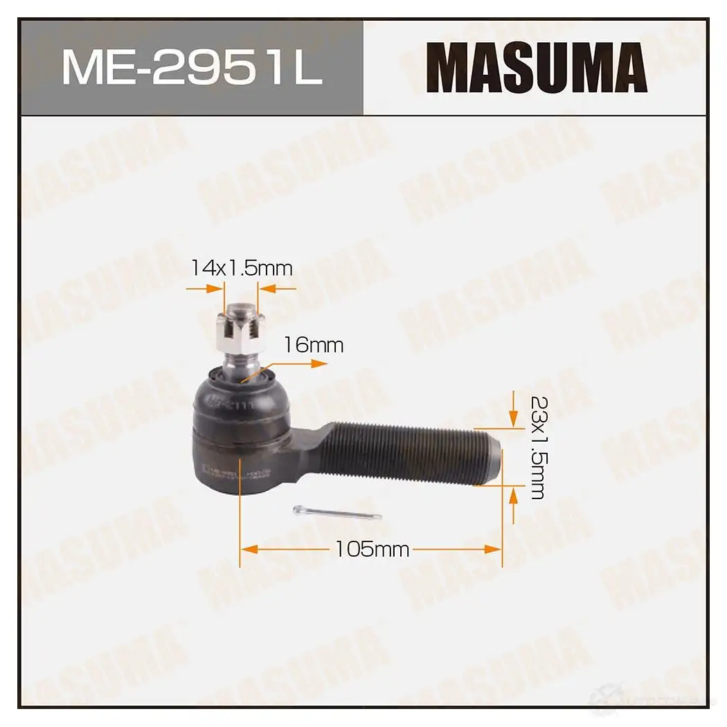Наконечник рулевой MASUMA 4560116680764 ME-2951L 1422882625 65D 0W