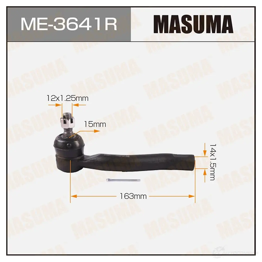 Наконечник рулевой MASUMA ME-3641R 66Q4B YH 1422882472 4560116681105 изображение 0