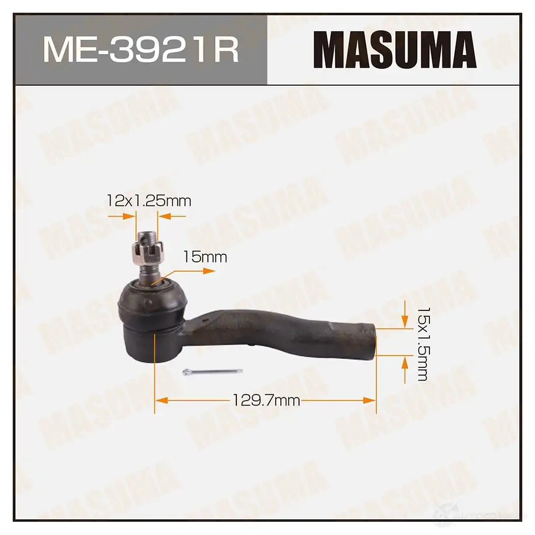 Наконечник рулевой MASUMA EN VX8A ME-3921R 1422882456 4560116681297 изображение 0