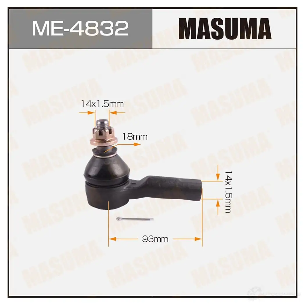 Наконечник рулевой MASUMA ME-4832 4560116680399 1422882446 XR BQI3 изображение 0
