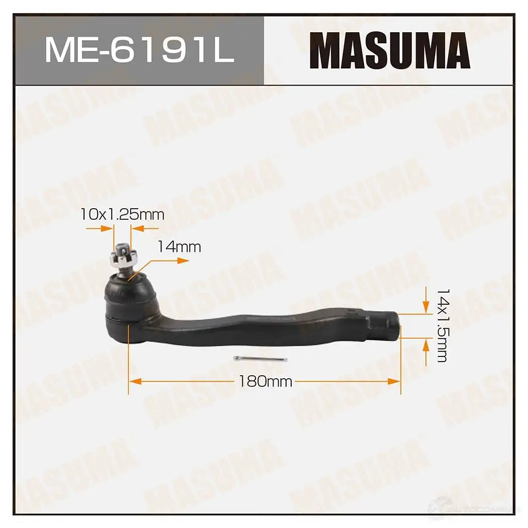 Наконечник рулевой MASUMA G 4GUV1K ME-6191L 4560116680429 1422882574 изображение 0