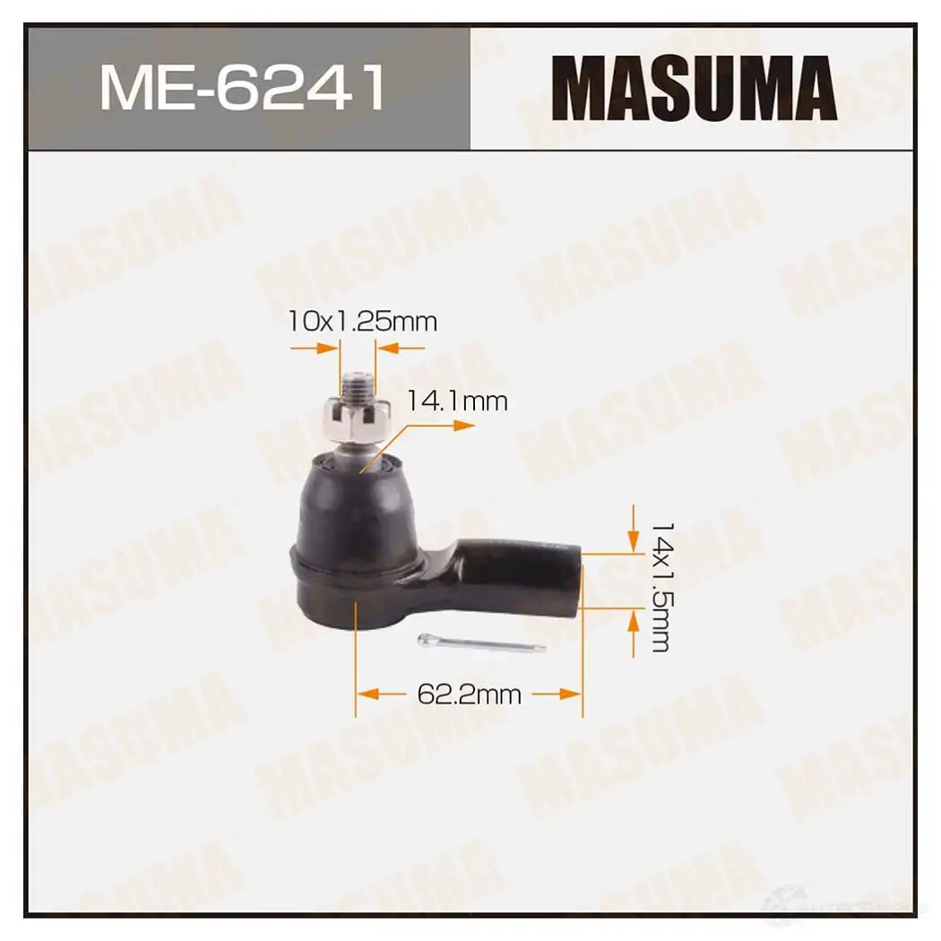 Наконечник рулевой MASUMA NX0 TZ6 4560116681686 ME-6241 1422882570 изображение 0