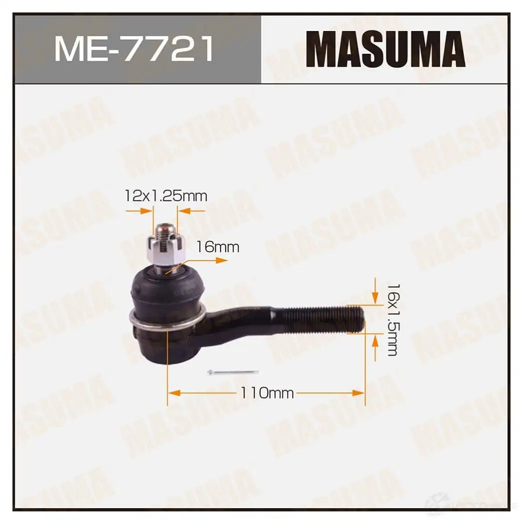 Наконечник рулевой MASUMA ME-7721 1422882557 E MUGR 4560116680467 изображение 0