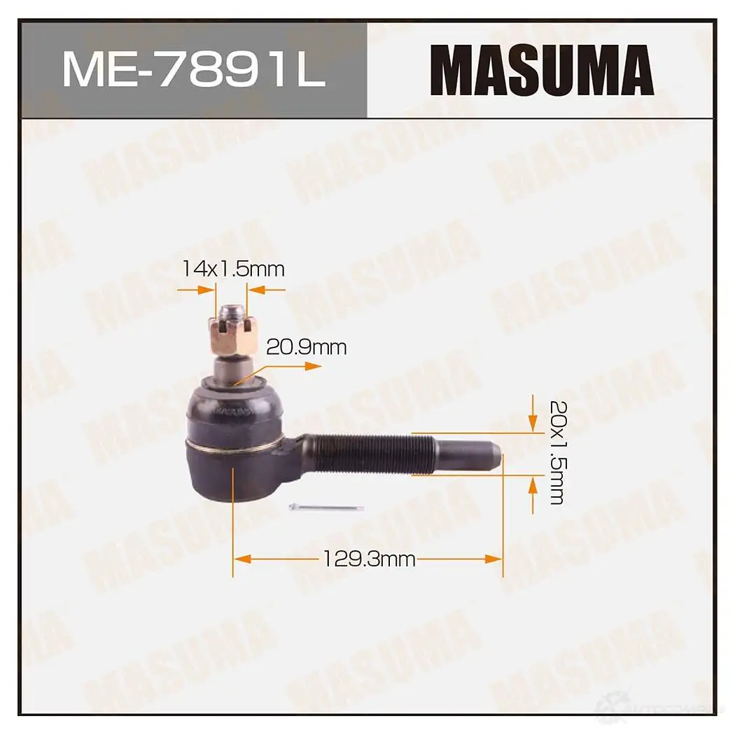 Наконечник рулевой MASUMA ME-7891L 4560116681174 J4PL W4K 1422882721