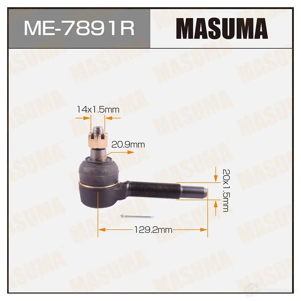Наконечник рулевой MASUMA 1422882720 ME-7891R 4560116681167 PZ4IQ L