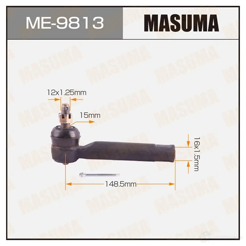 Наконечник рулевой MASUMA ME-9813 4560116681945 7JG1 89 1422882498 изображение 0