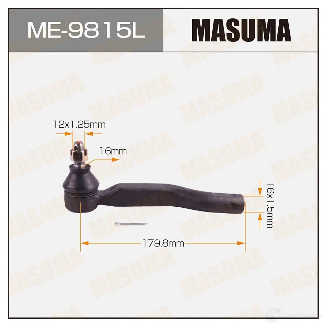Наконечник рулевой MASUMA ME-9815L R5UQ J1 4560116683680 1422882597 изображение 0