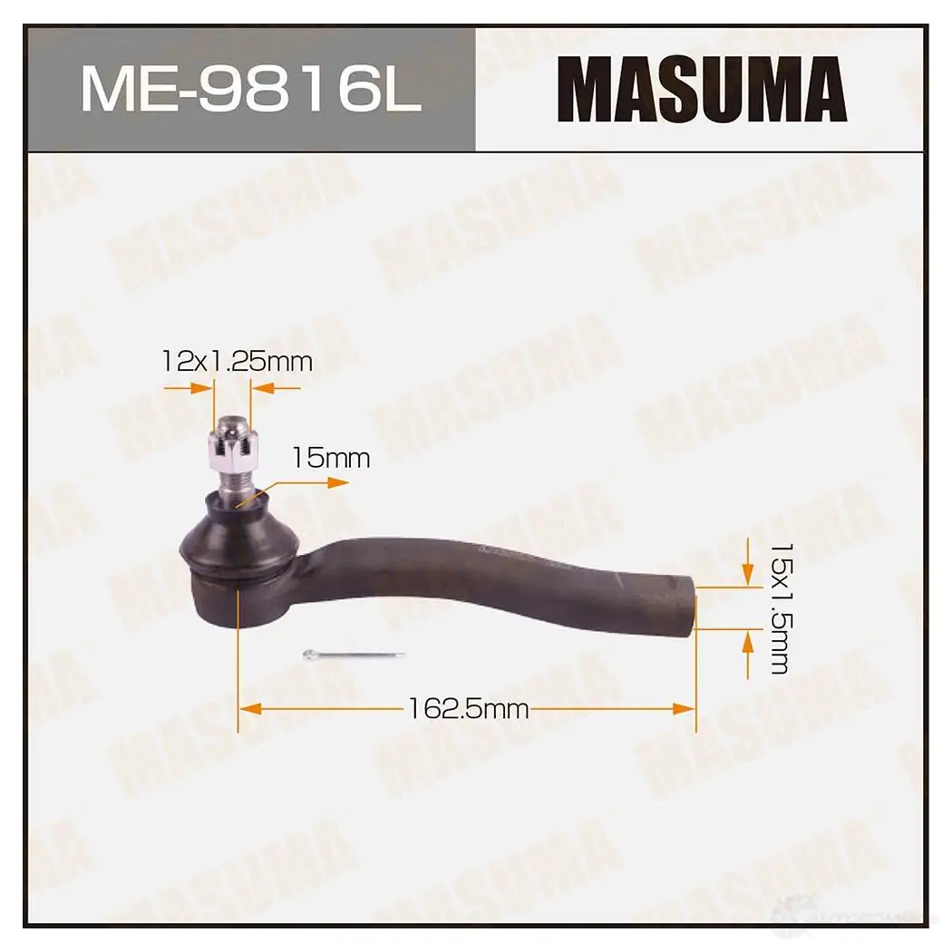 Наконечник рулевой MASUMA 1422882494 ME-9816L 4560116683192 8VCAF XK