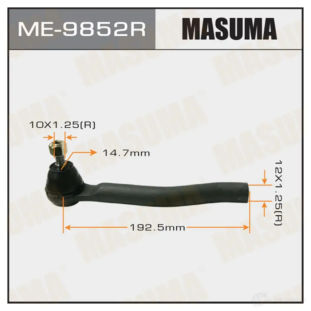 Наконечник рулевой MASUMA 6X53 V6 1422882490 4560116683635 ME-9852R изображение 0