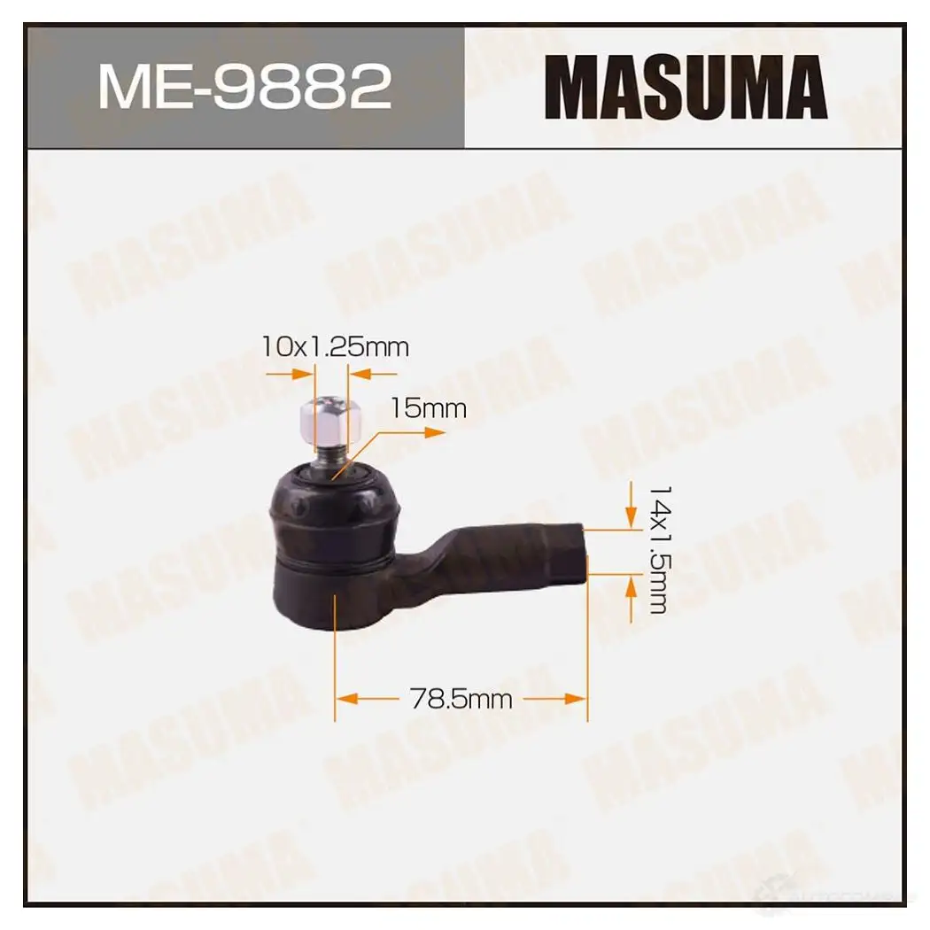 Наконечник рулевой MASUMA Q513E BL 4560116682164 1422882483 ME-9882 изображение 0