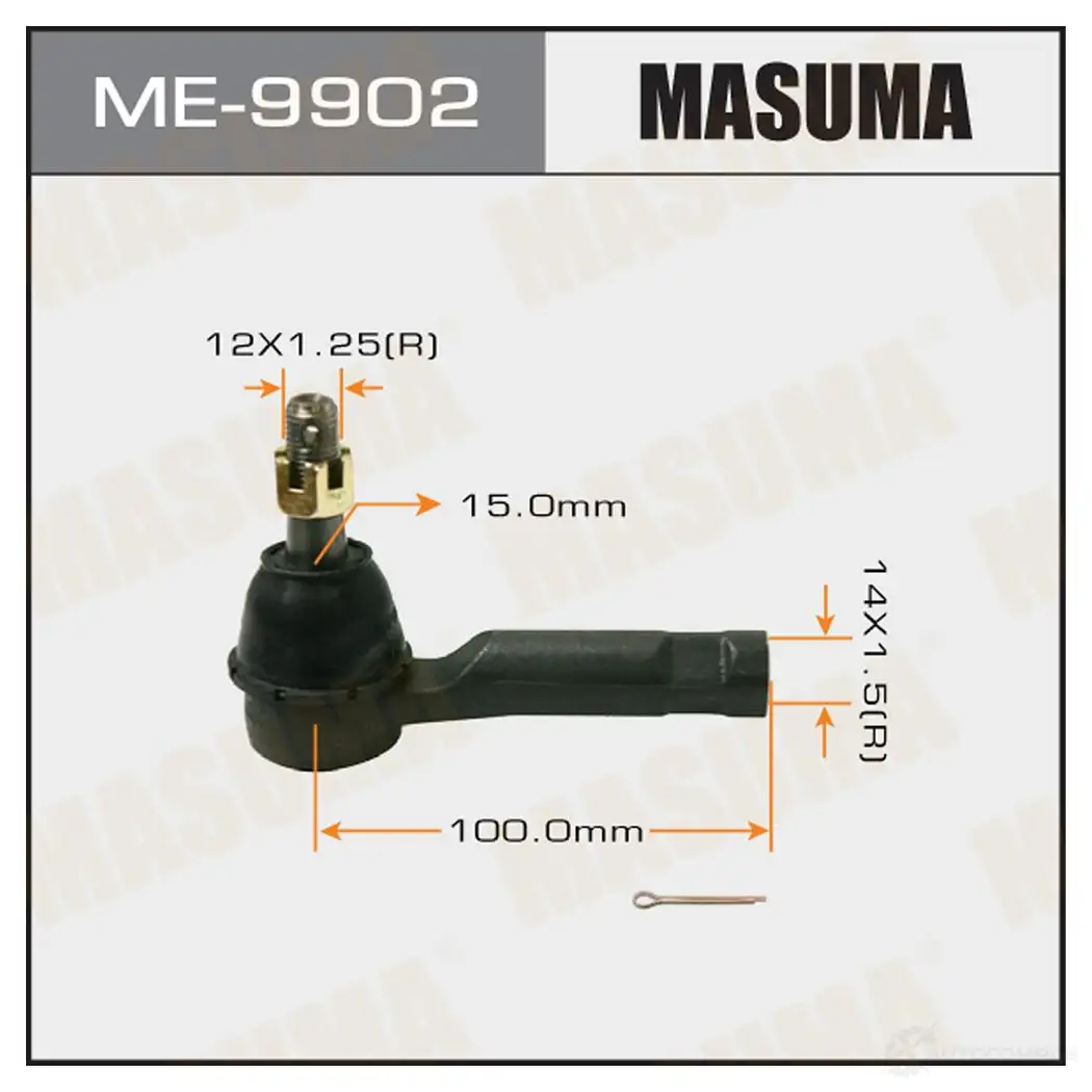 Наконечник рулевой MASUMA ME-9902 1422882517 4560116683406 M6PY7 9 изображение 0