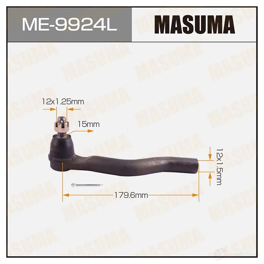 Наконечник рулевой MASUMA ME-9924L MB KYW 4560116683895 1422882591 изображение 0