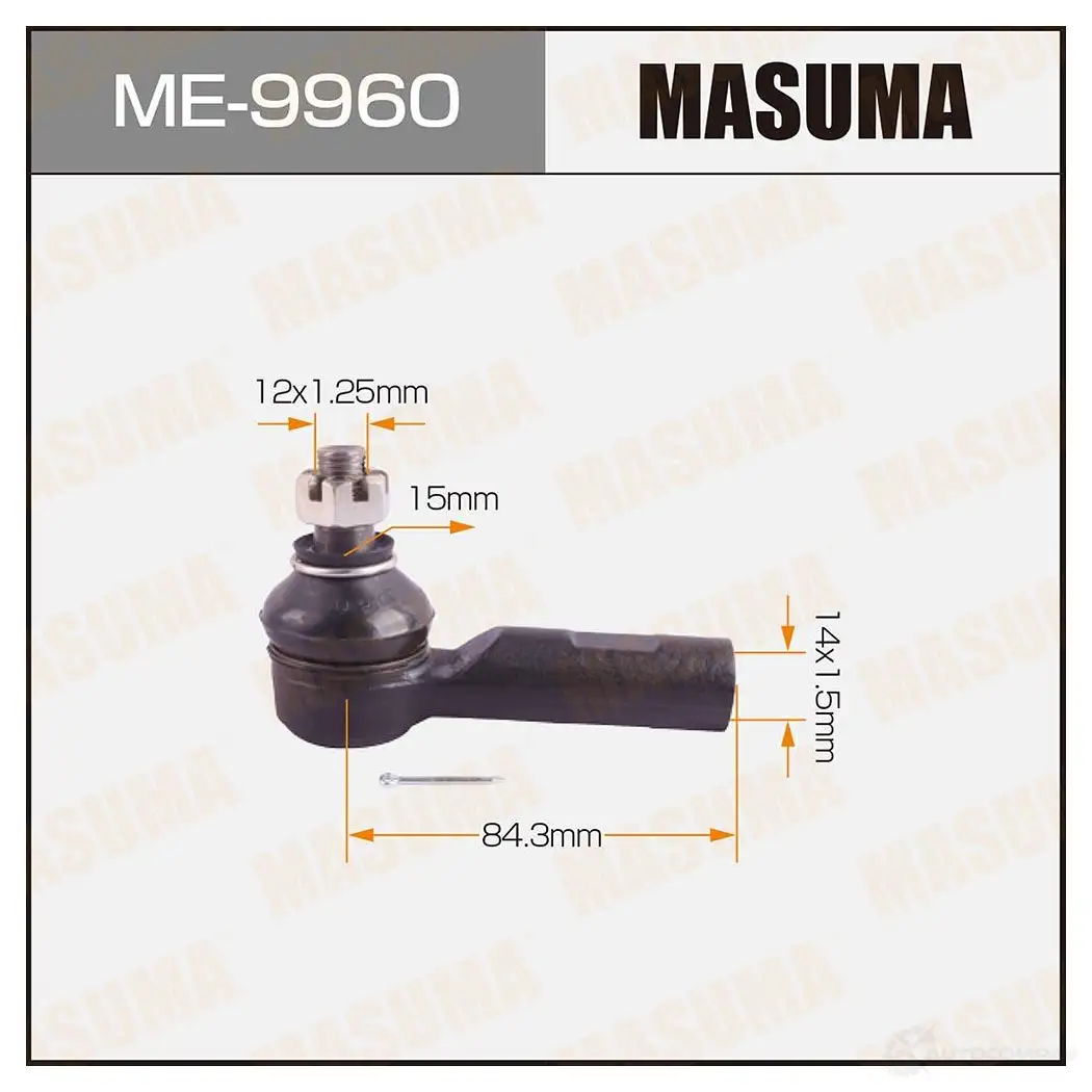 Наконечник рулевой MASUMA ME-9960 1422882513 0G2KN U 4560116681457 изображение 0