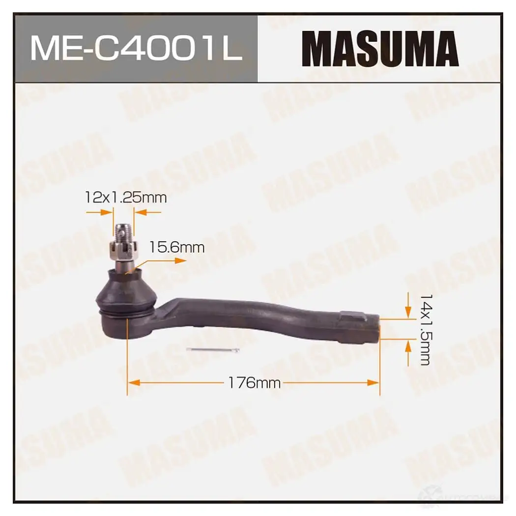 Наконечник рулевой MASUMA ME-C4001L MZC I15 4560116683321 1422882580 изображение 0