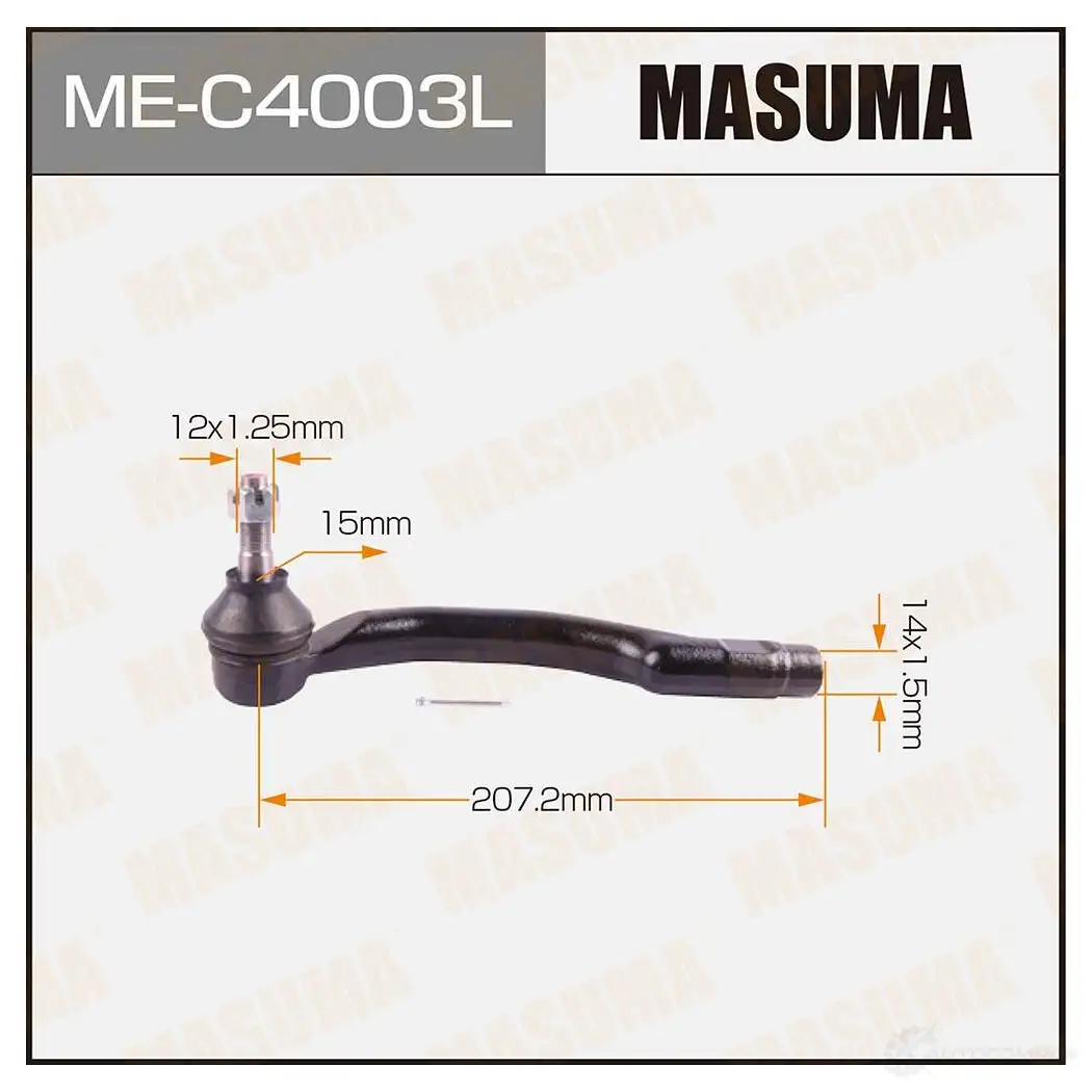 Наконечник рулевой MASUMA 4560116683178 B8 EP3X 1422882658 ME-C4003L изображение 0