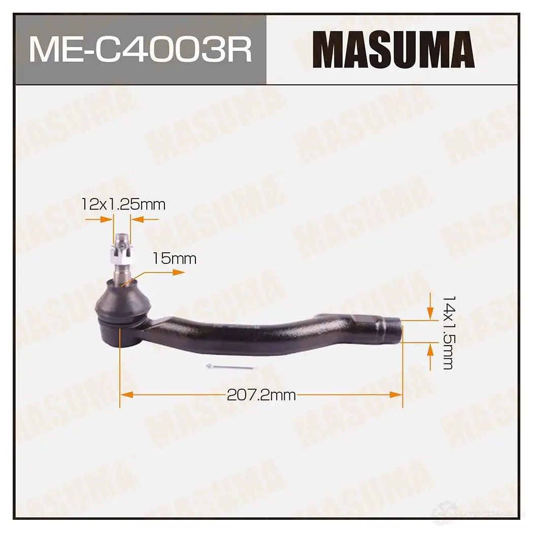 Наконечник рулевой MASUMA D36 B5 ME-C4003R 1422882657 4560116683185 изображение 0