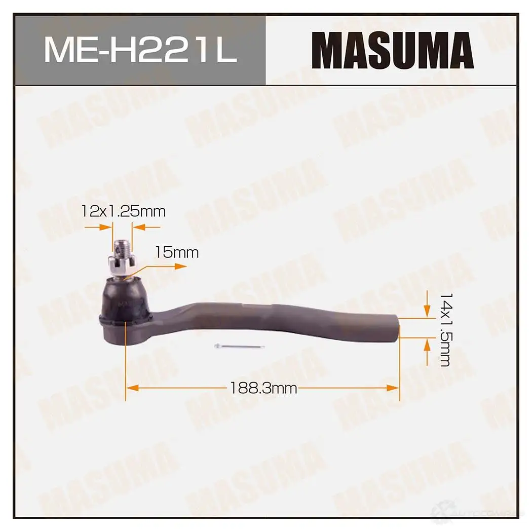 Наконечник рулевой MASUMA F J8JJ ME-H221L 4560116684526 1422890066